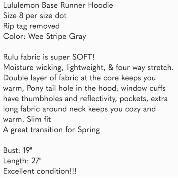 LULULEMON thumbhole hoodie tunic sweatshirt 8 - Picture 3 of 6